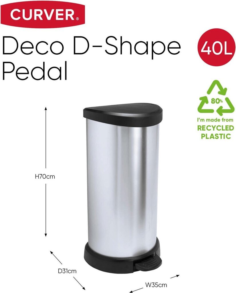 curver-decobin-prullenbak-40-liter-zilver-metallic-voorkant-02