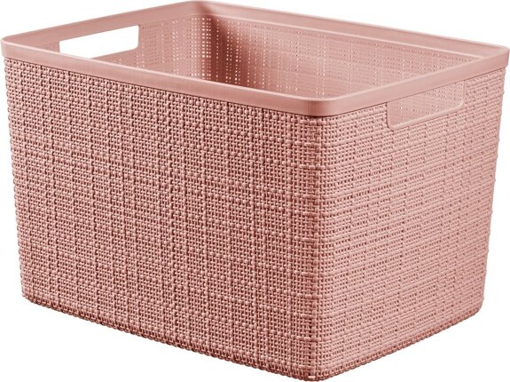 curver-jute-opbergmand-maat-l-20-liter-roze-voorkant-01