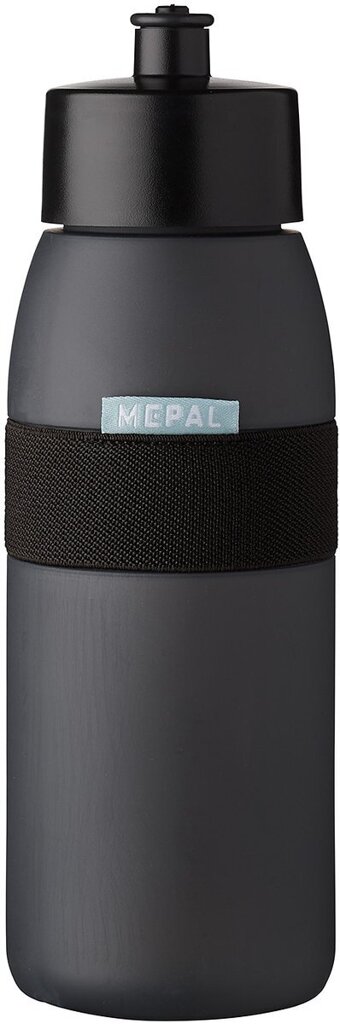 mepal-sportbidon-ellipse-500-ml-nordic-black-voorkant-01