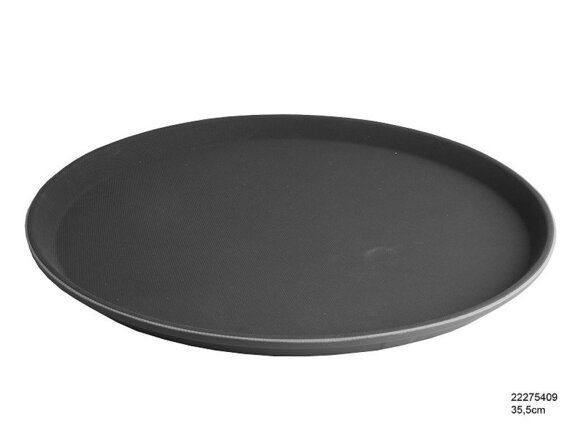 dienblad-rond-anti-slip-35.5-cm-zwart-voorkant-01