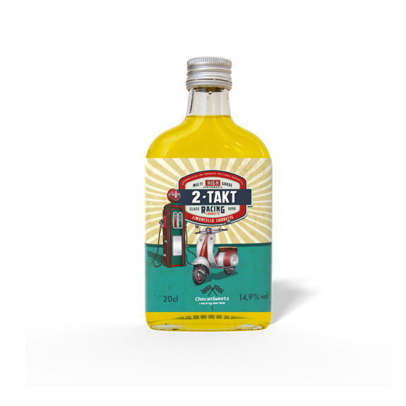 14 - Fles 2 takt damesscooter