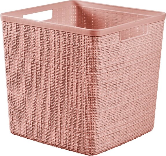 curver-jute-opbergmand-maat-17-liter-roze-voorkant-01