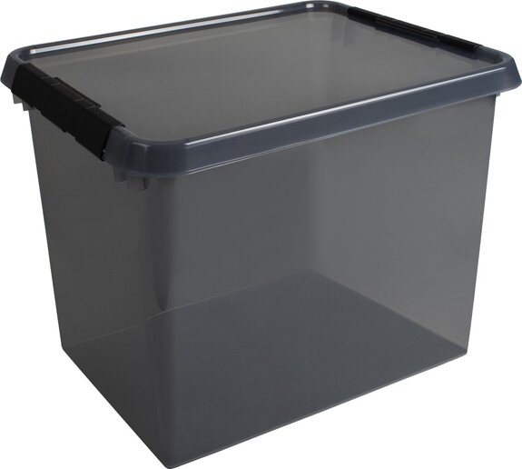 sunware-line-opbergbox-52-liter-transparant-grijs-voorkant-01