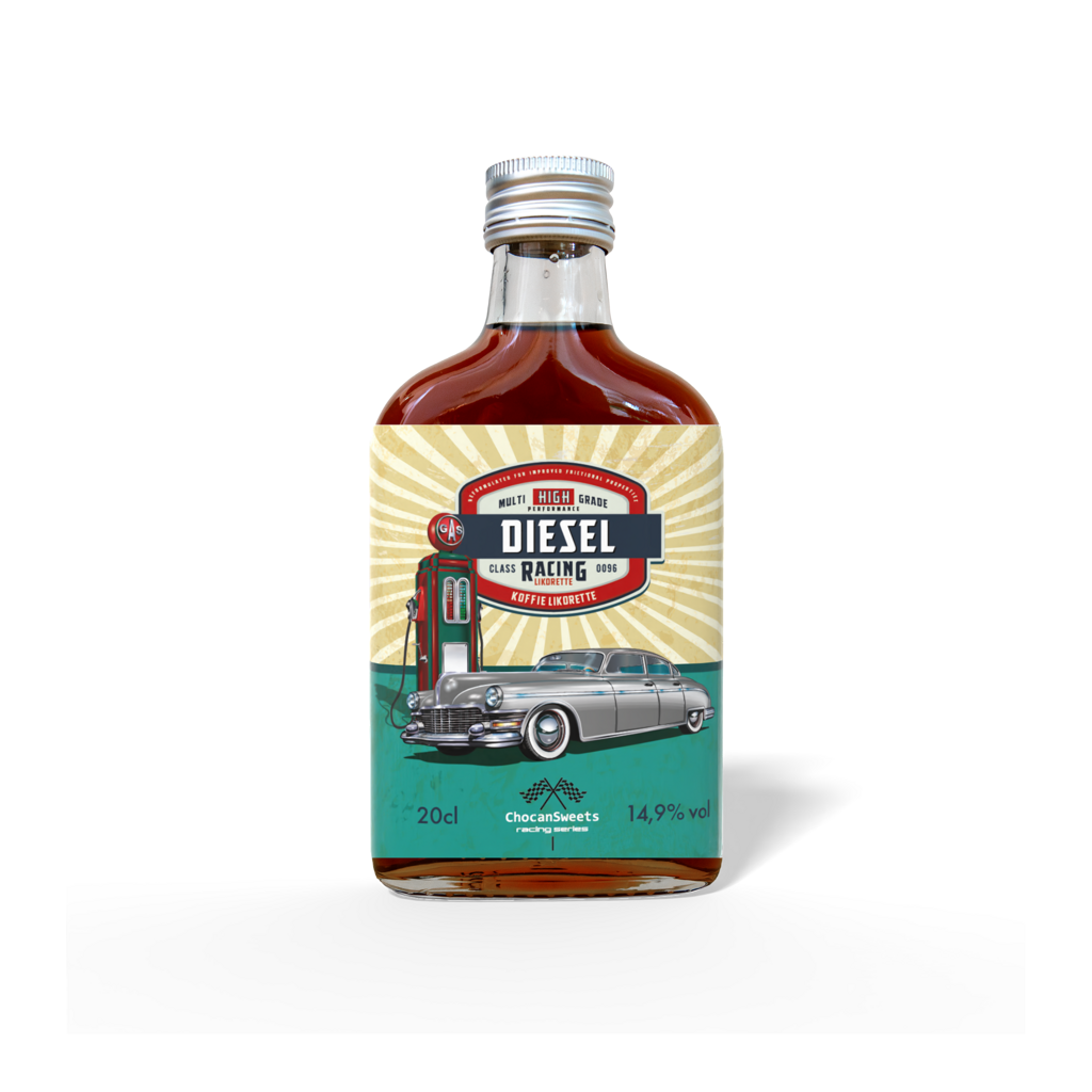 03 - Fles Diesel Oldtimer Grijs