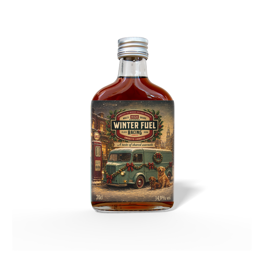 38 - Fles winterfuel amaretto
