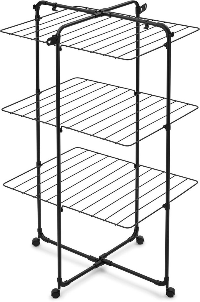 brabantia-hangon-droogtoren-23-cm-zwart-voorkant-01