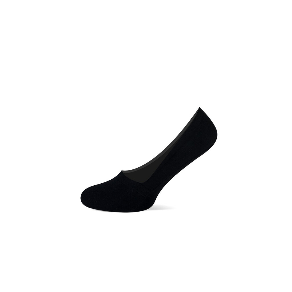 sneaker met siliconen rand zwart-
