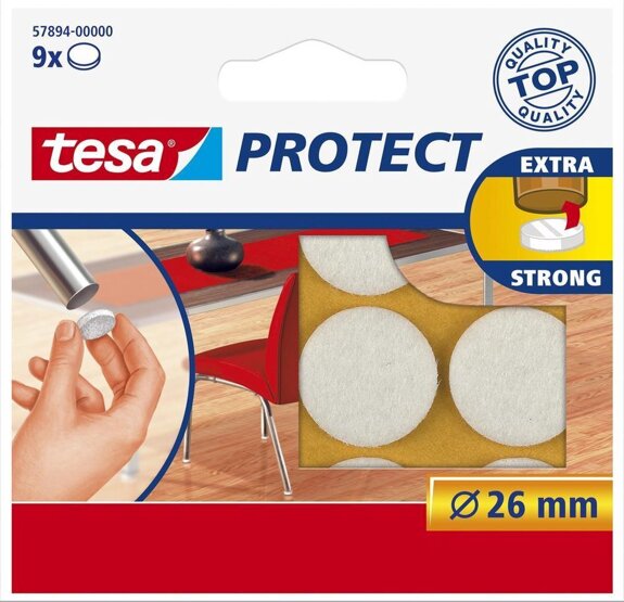 tesa-beschermvilt-wit-rond-26mm