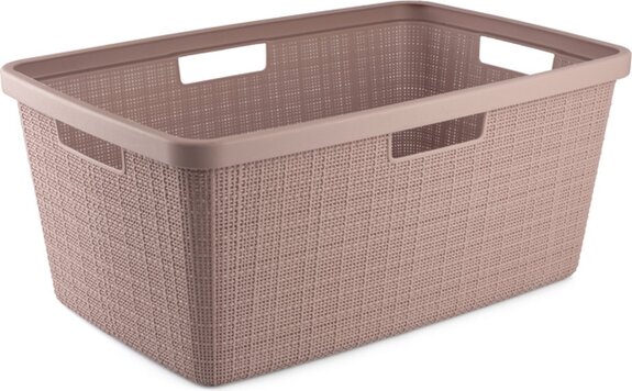 curver-jute-wasmand-46-liter-roze-voorkant-01