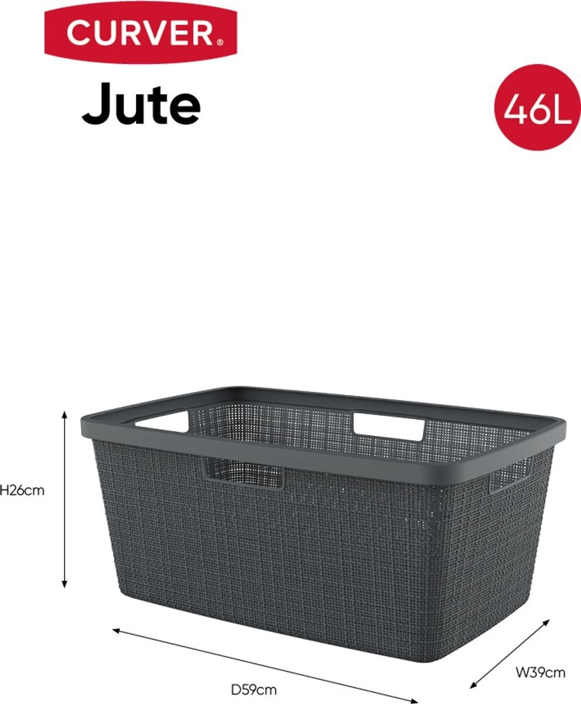 curver wasmand 46l-grijs-02