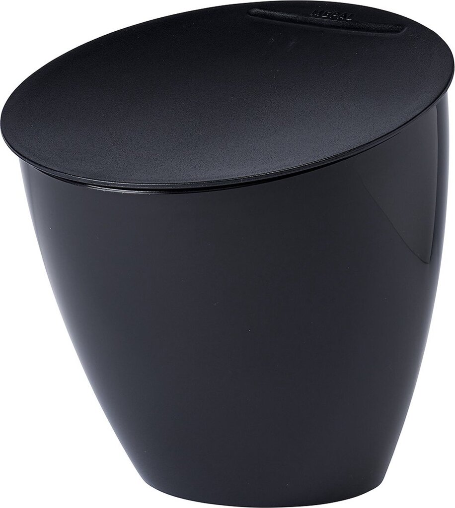 mepal-afvalbakje-calypso-2.2-liter-nordic-black-voorkant-01