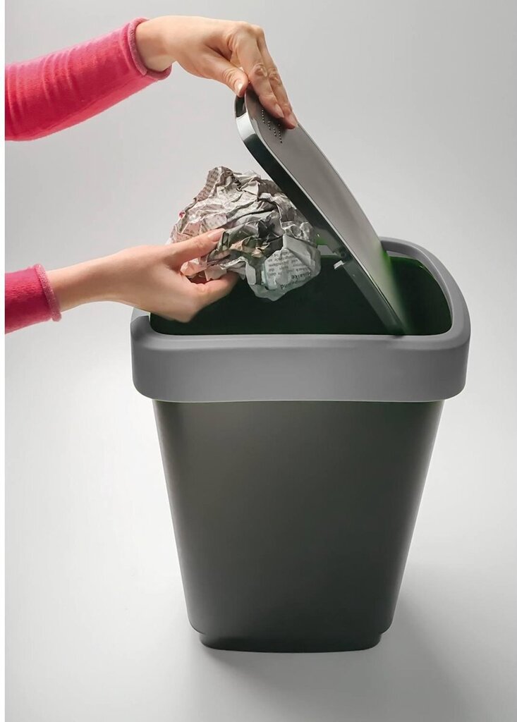 rotho-afvalbak-25-liter-twist-dark-silver-voorkant-04