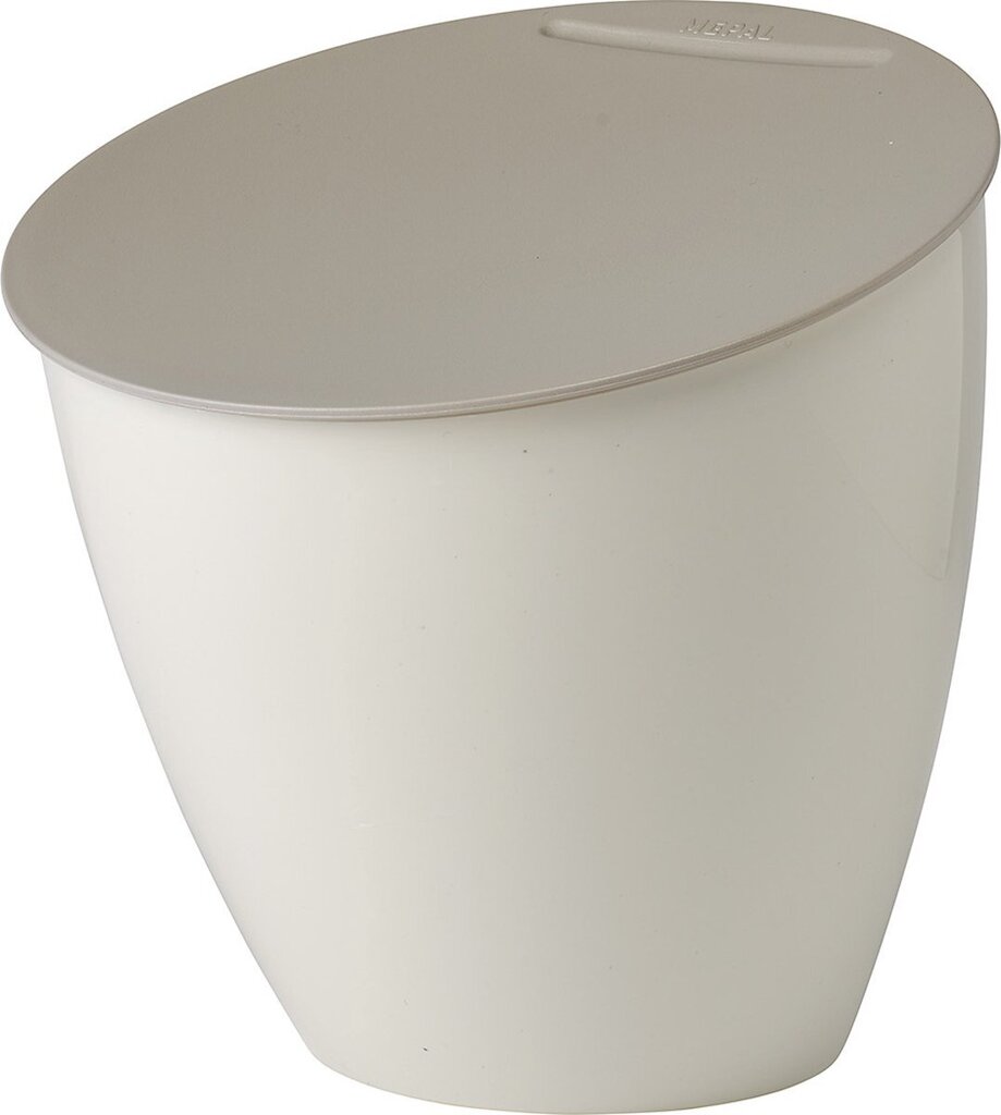 mepal-afvalbakje-calypso-2.2-liter-nordic-white-voorkant-01
