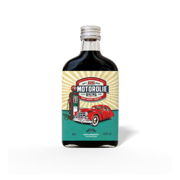 04 - Fles Motorolie rode oldtimer