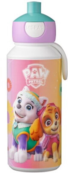 mepal-campus-pop-up-drinkfles-400-ml-paw-patrol-girls-voorkant-01
