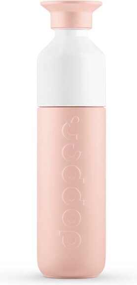 dopper-thermofles-insulated-drinkfles-pebble-peach-350-ml-voorkant-01