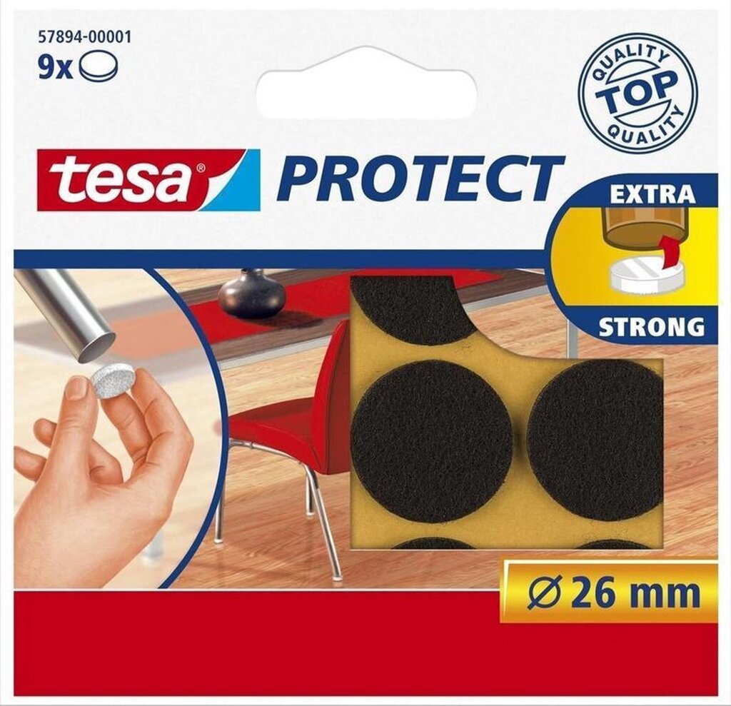 tesa-beschermvilt-bruin-rond-26mm