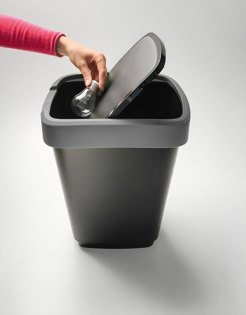 rotho-afvalbak-50-liter-twist-dark-silver-voorkant-03
