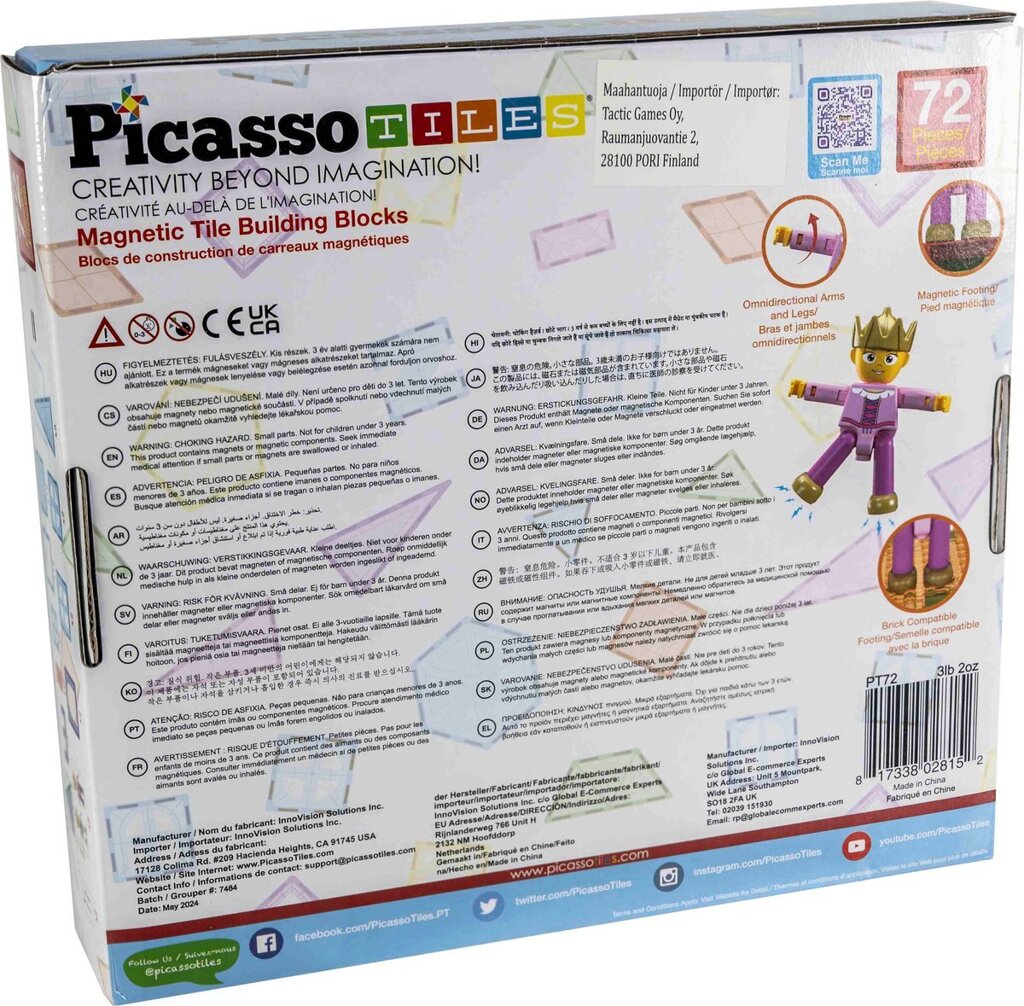 picasso tiles 72 stuks achterzijde doos