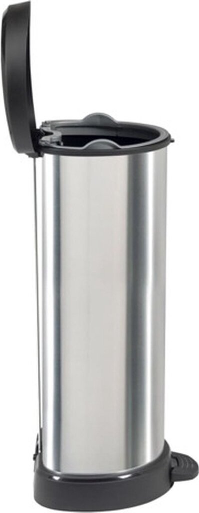 curver-decobin-prullenbak-40-liter-zilver-metallic-voorkant-03