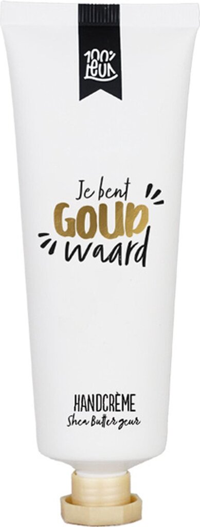 100%leuk-handcreme-tube-75-ml-je-bent-goud-waard-voorkant-01