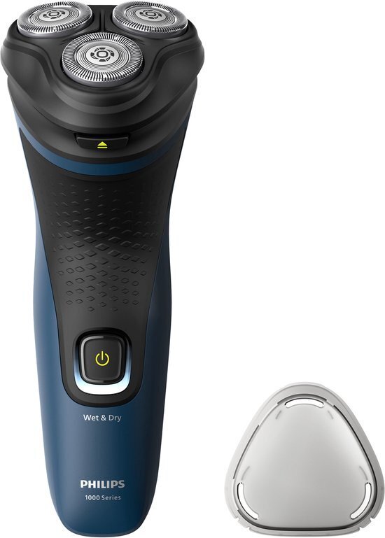 philips-s1151-roterend-scheerapparaat-zwart-blauw-voorkant-01