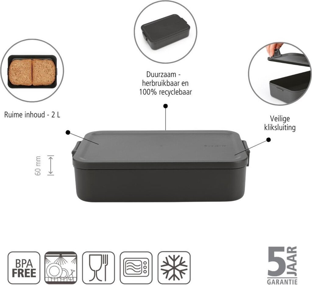 brabantia-make-take-lunchbox-broodtrommel-large-kunststof-donkergrijs-voorkant-02