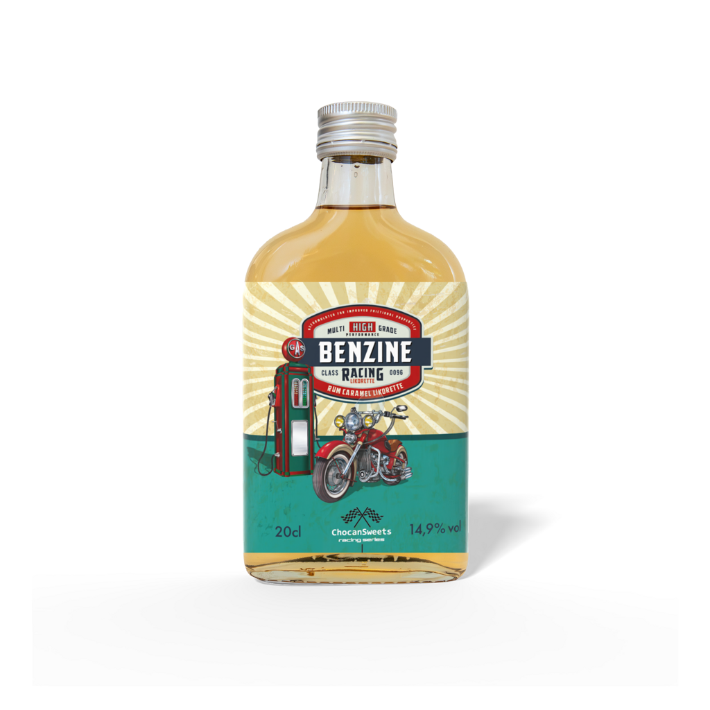 11 - Fles Benzine Rode Chopper