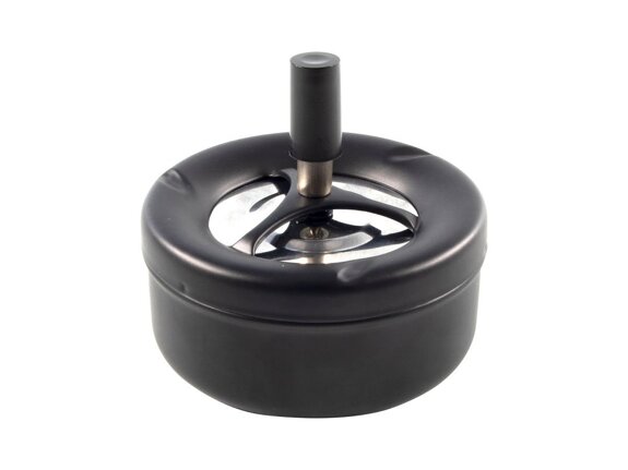 drukasbak-zwart-rond-11-cm-voorkant-01