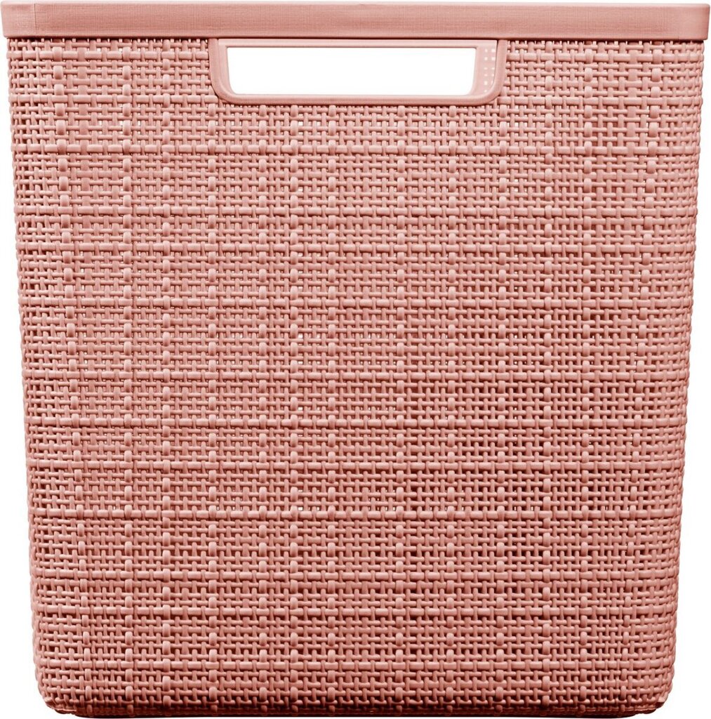 curver-jute-opbergmand-maat-l-20-liter-roze-voorkant-02
