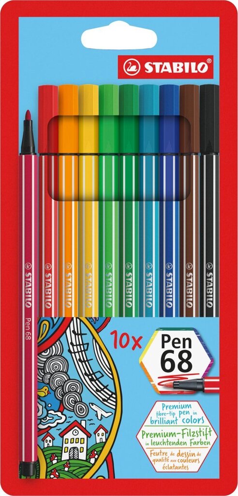 stabilo-pen-68-premium-viltstift010-kleuren-voorkant-01
