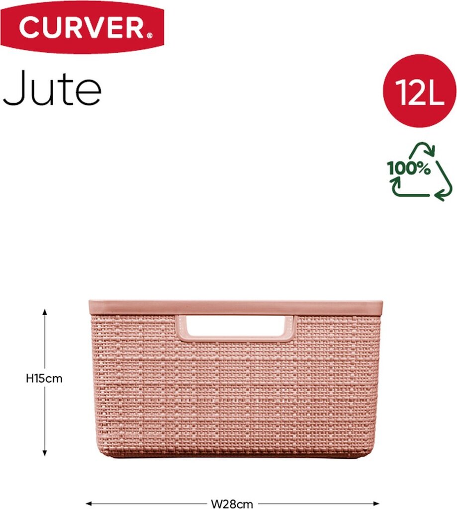 curver-jute-opbergmand-maat-m-12-liter-roze-voorkant-03