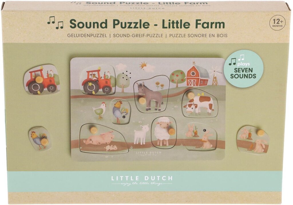 LITTLE DUTCH GELUIDENPUZZEL VOORZIJDE