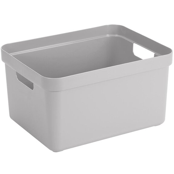 sunware-sigma-home-opbergbox-32-liter-grijs-voorkant-01
