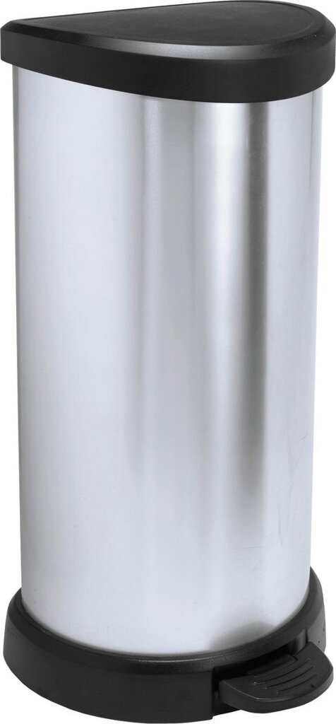 curver-decobin-prullenbak-40-liter-zilver-metallic-voorkant-01