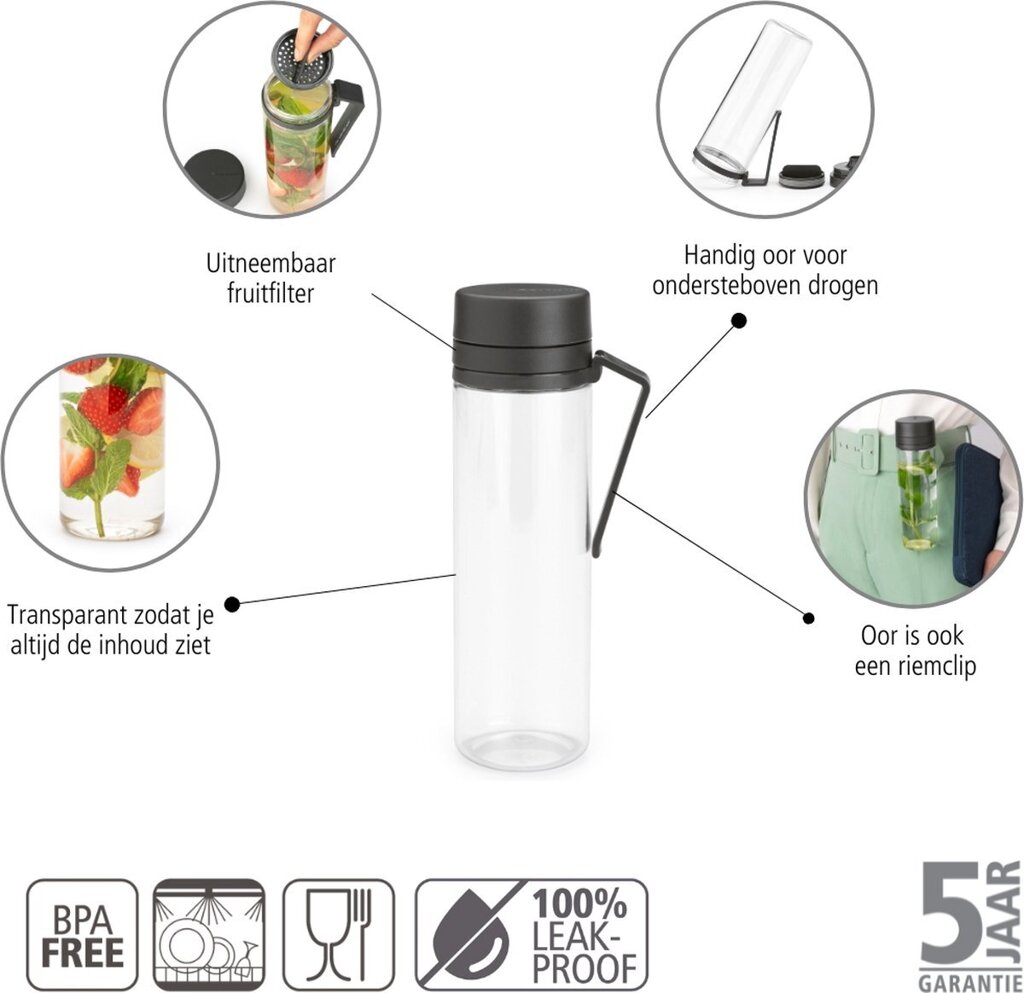 brabantia-make-take-drinkfles-met-fruitfilter-dark-grey-voorkant-04