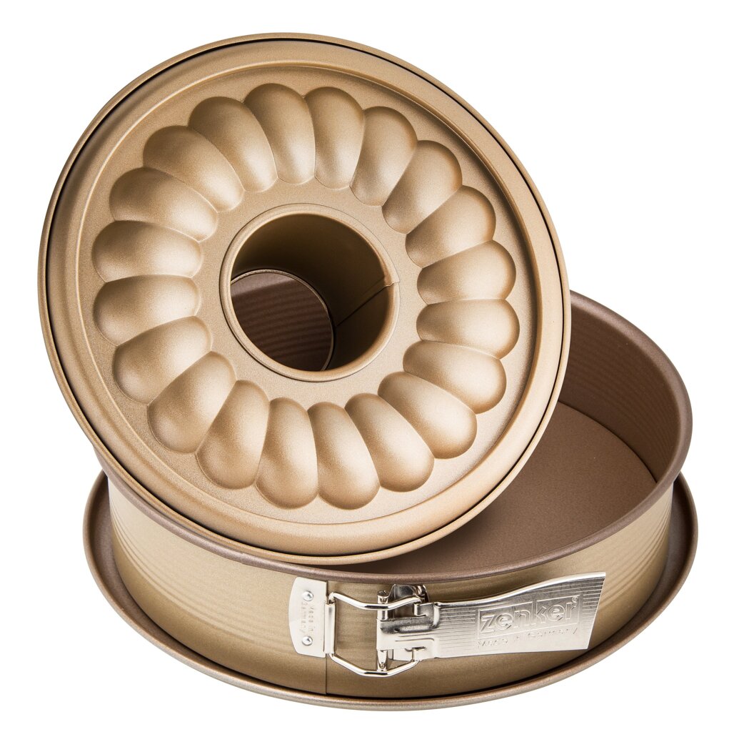 zenker-springvorm-met-vlakke-en-tulband-bodem-mojave-gold-26-cm-voorkant-01