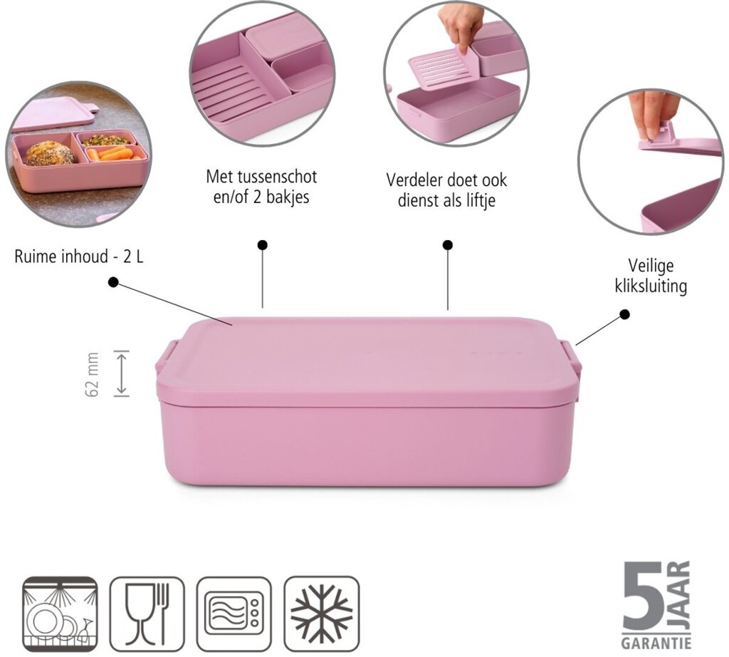 brabantia-make-take-lunchbox-broodtrommel-large-kunststof-lilac-pink-voorkant-03