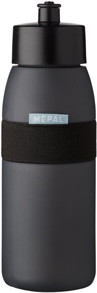 mepal-sportbidon-ellipse-500-ml-nordic-black-voorkant-01