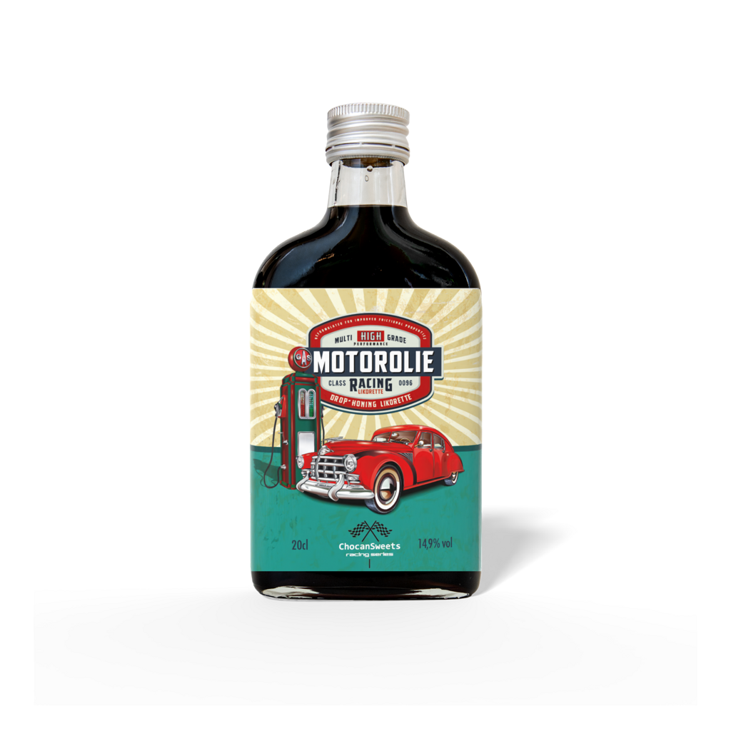 04 - Fles Motorolie rode oldtimer