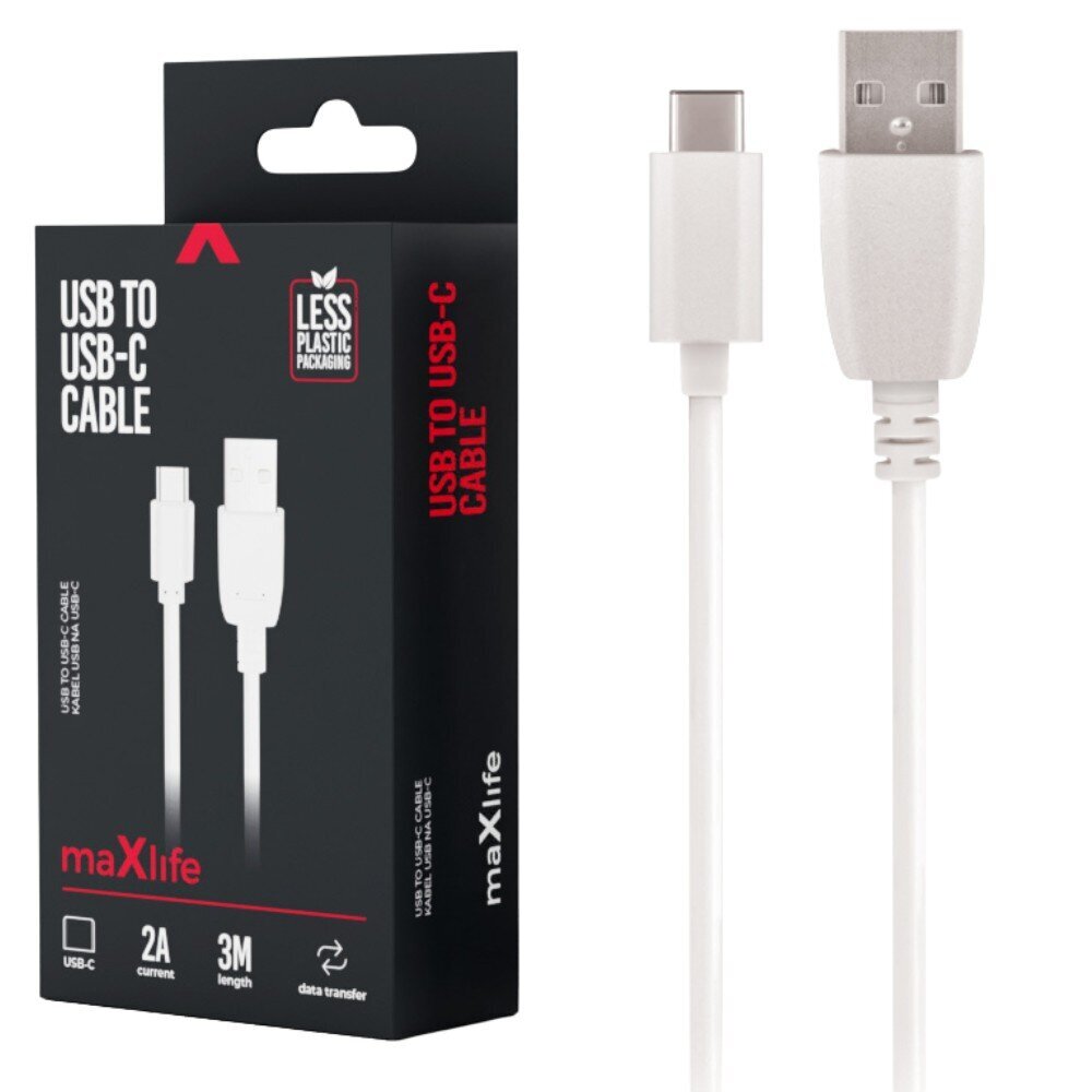 maxlife-usb-usb-c-kabel-3m-wit-voorkant-02
