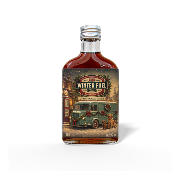 38 - Fles winterfuel amaretto