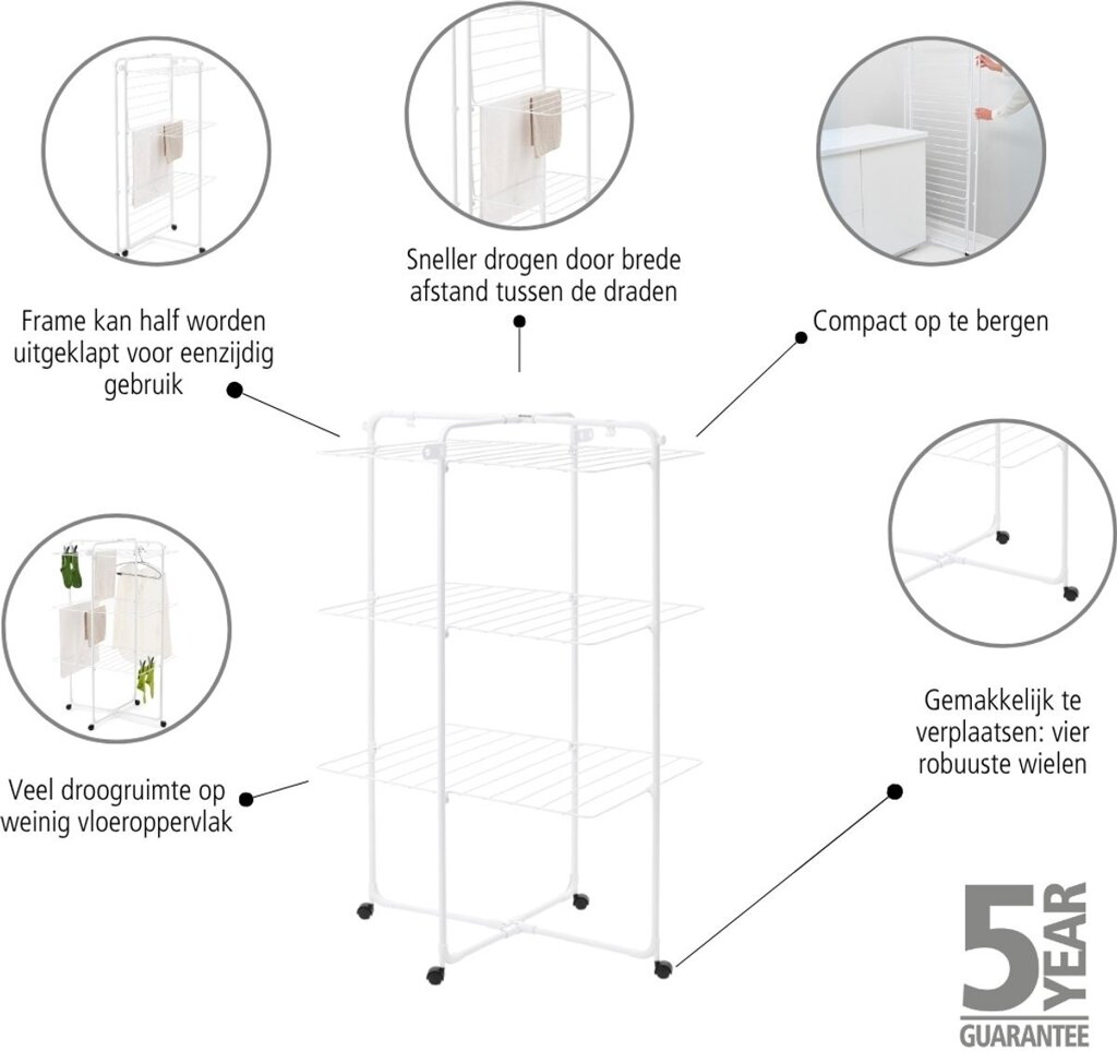 brabantia-hangon-droogtoren-23-cm-wit-voorkant-03