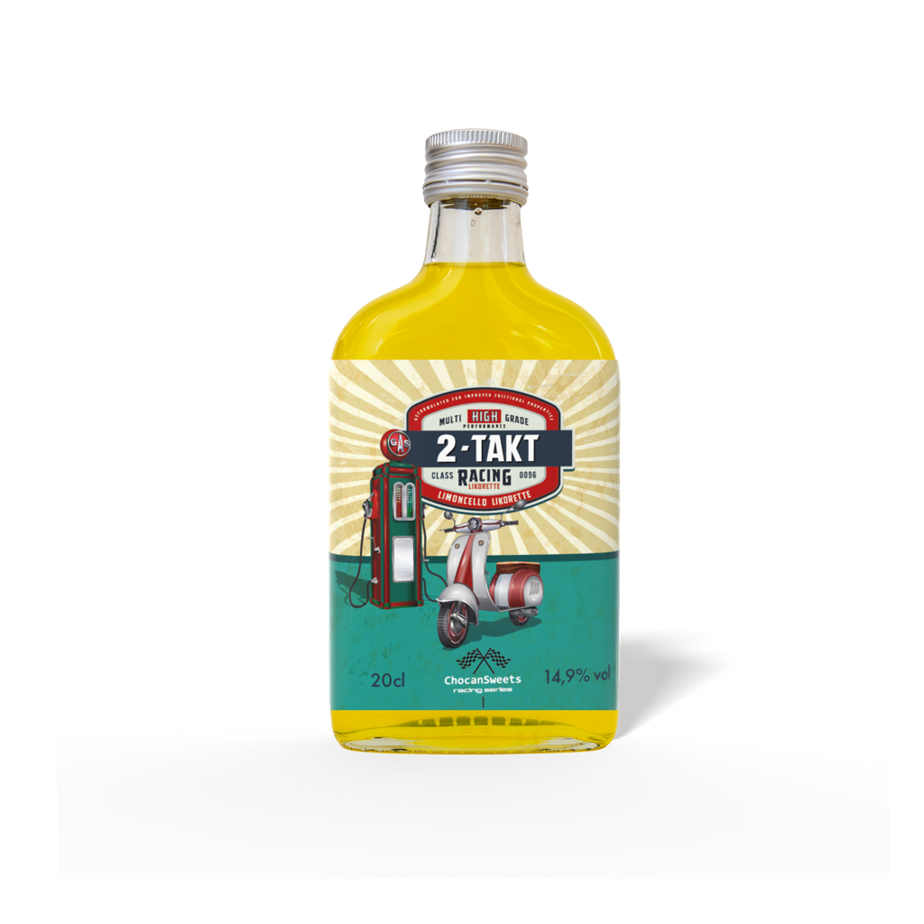 14 - Fles 2 takt damesscooter