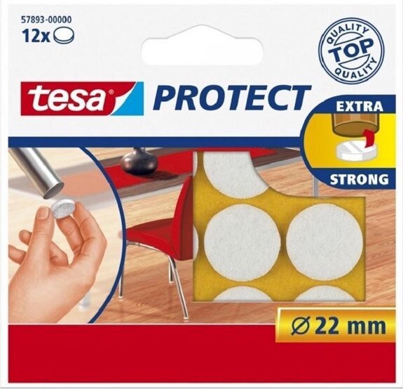 tesa-beschermvilt-wit-rond-22mm