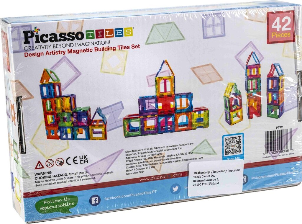 PICASSO TILES 42 STUKS ACHTERZIJDE DOOS