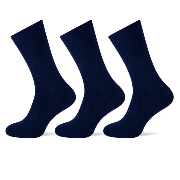 teckel dames sok 36-42 blauw 3-bundel