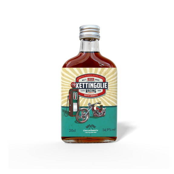 13 - Fles Kettingolie rode chopper (2)