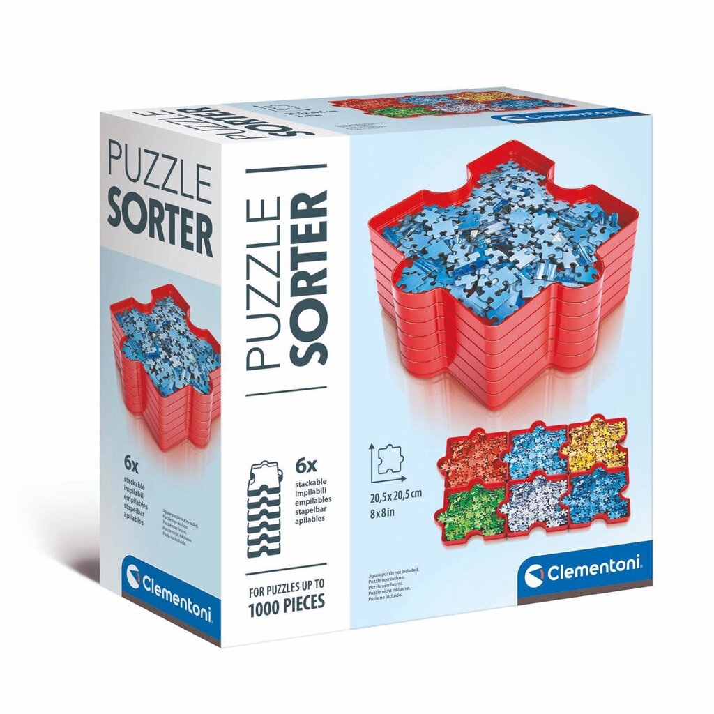 CLEMENTONI PUZZEL SORTEERBAK VOORZIJDE