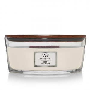 WoodWick Ellipse Candle Linen